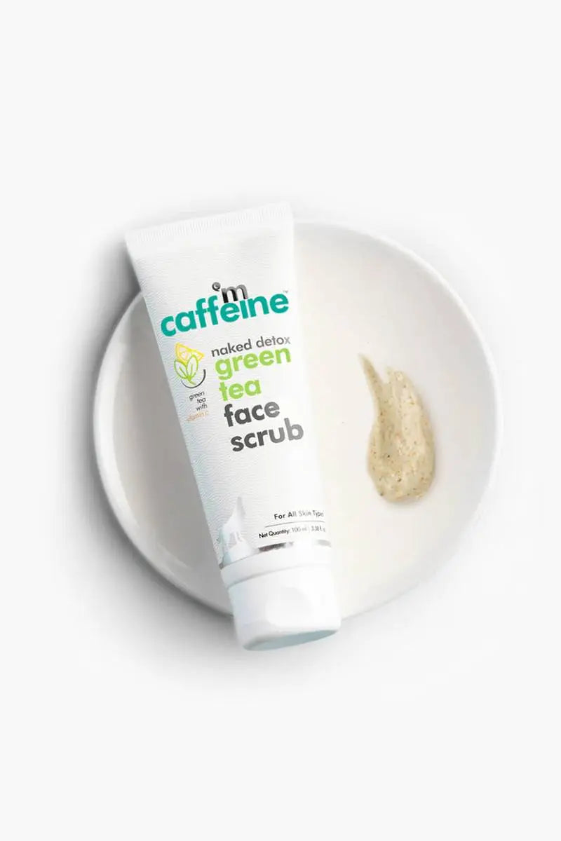 MCaffeine Naked Detox Green Tea Face Scrub - 100g