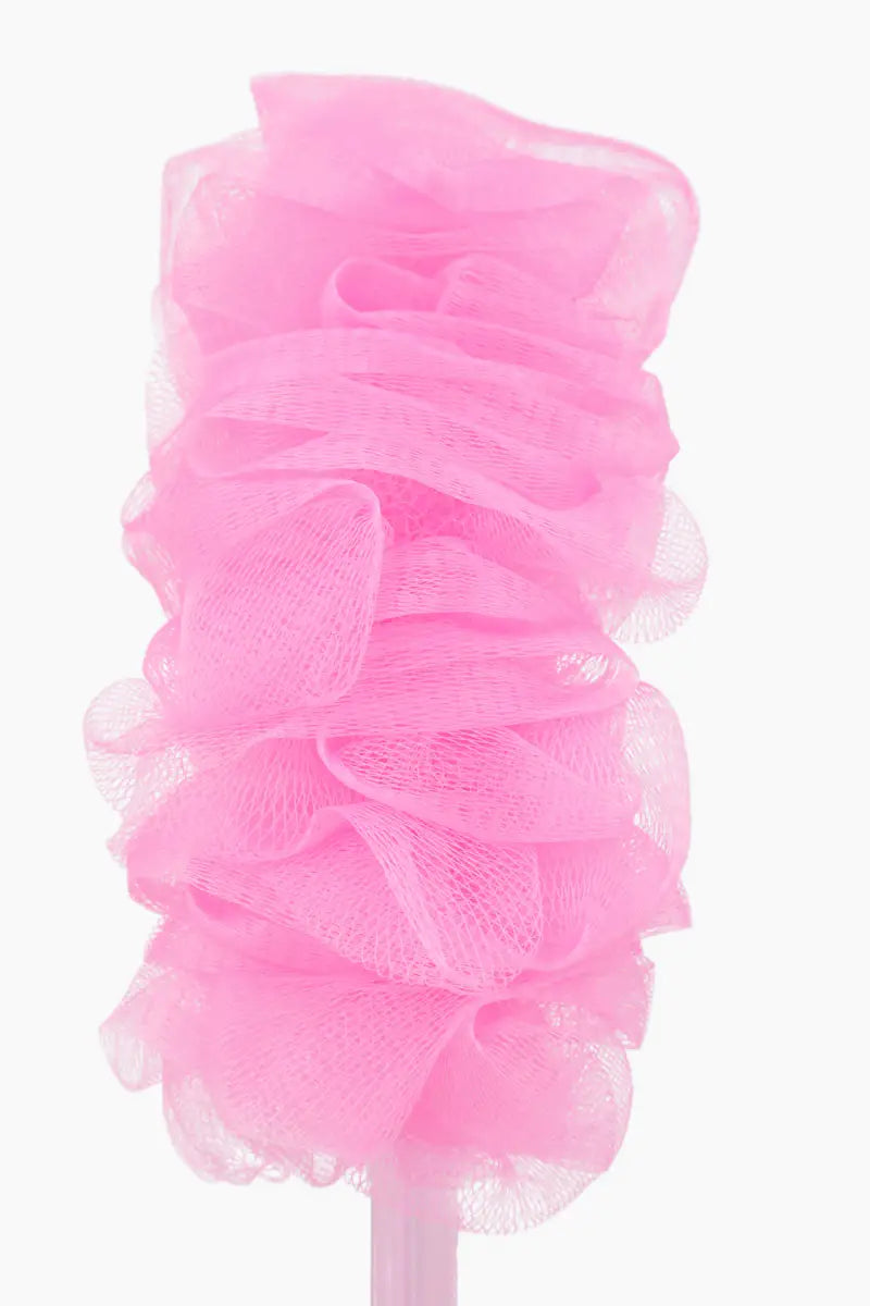 Vivin Luxury Long Handle loofah - Pink (Pack of 1)