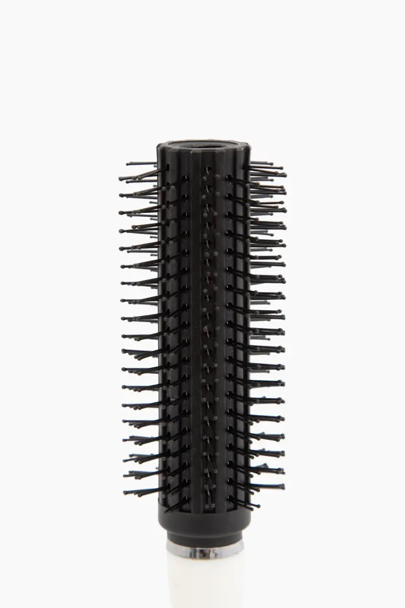 Roller & Round Comb Brush (White) - Pack of 1
