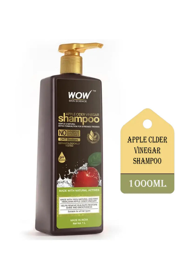 Wow Apple Cider Vinegar Shampoo For Daily Use - 1000ML