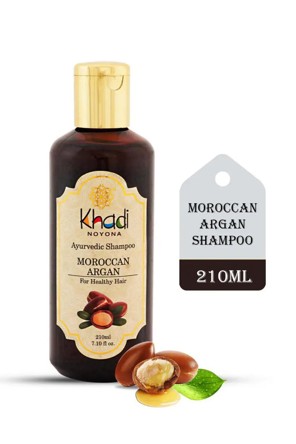 Khadi Noyona Ayurvedic Moroccan Argan Shampoo - 210ml