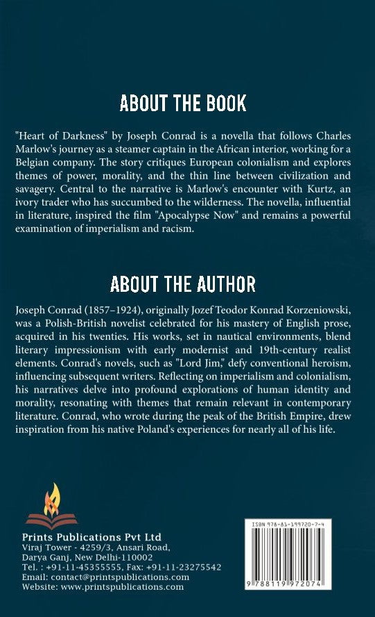 Heart of Darkness Prints Publications