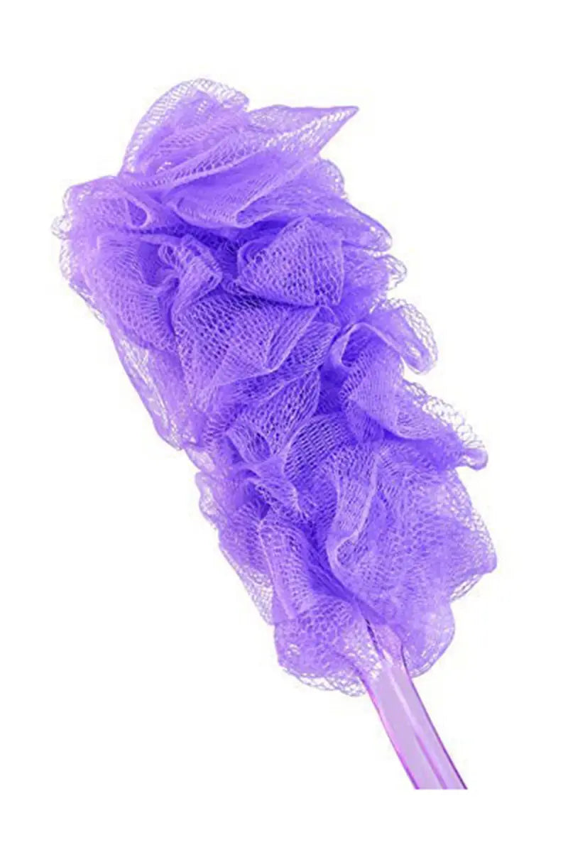 Vivin Long Handle Bath Body Brush Loofa and Shower Sponge (Purple) - Pack Of 1