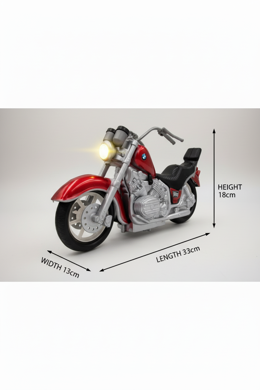 Friction Power Model Bike Push & Go Toy SUPER