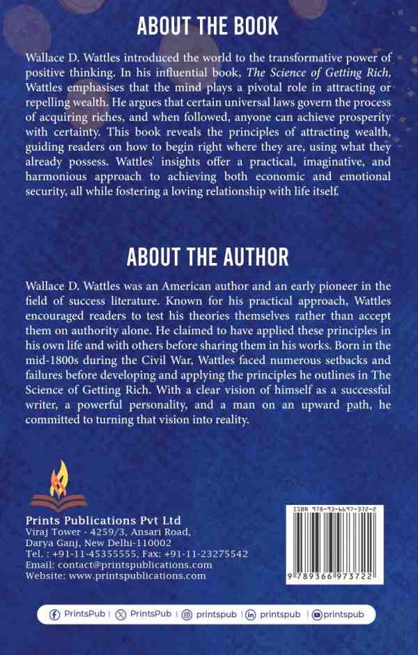 The Science of Getting Rich: Principles of Wealth and Success Prints Publications