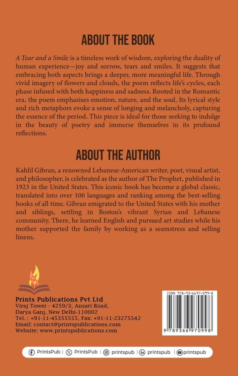 A Tear and a Smile – Poetic Reflections on Joy, Sorrow & the Beauty of Life Prints Publications