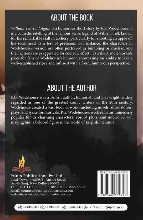 William Tell Told Again by P. G. Wodehouse – Humorous Retelling of the Classic Swiss Legend Prints Publications