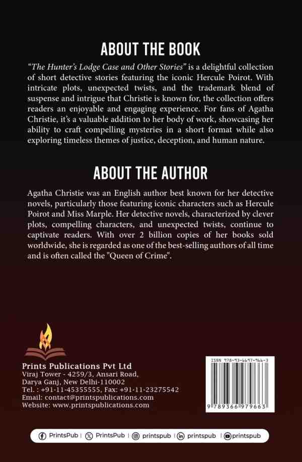 The Hunter’s Lodge Case and Other Stories Prints Publications