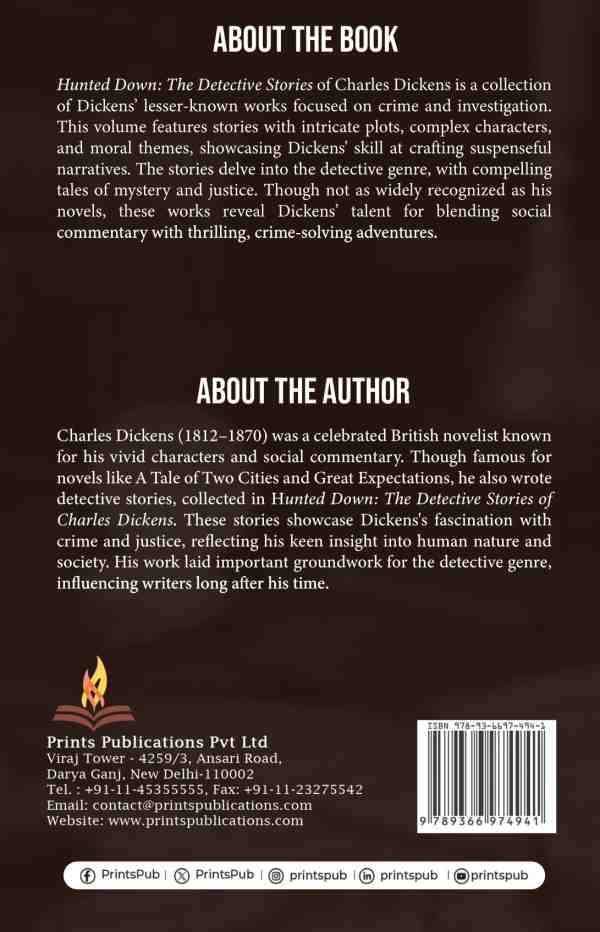 Hunted Down—The Detective Stories of Charles Dickens Prints Publications