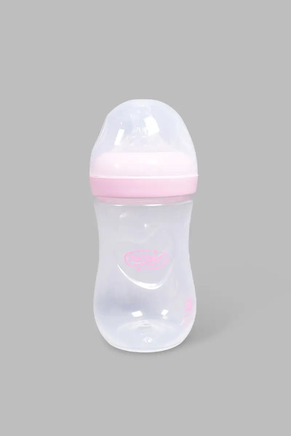 Baby Feeding Bottle (Pink)- 240 ml