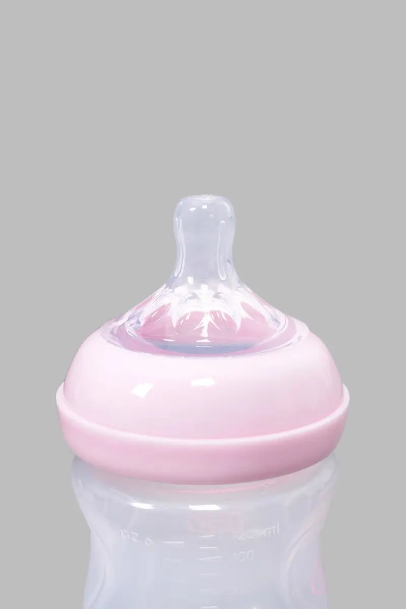 Baby Feeding Bottle (Pink)- 125 ml