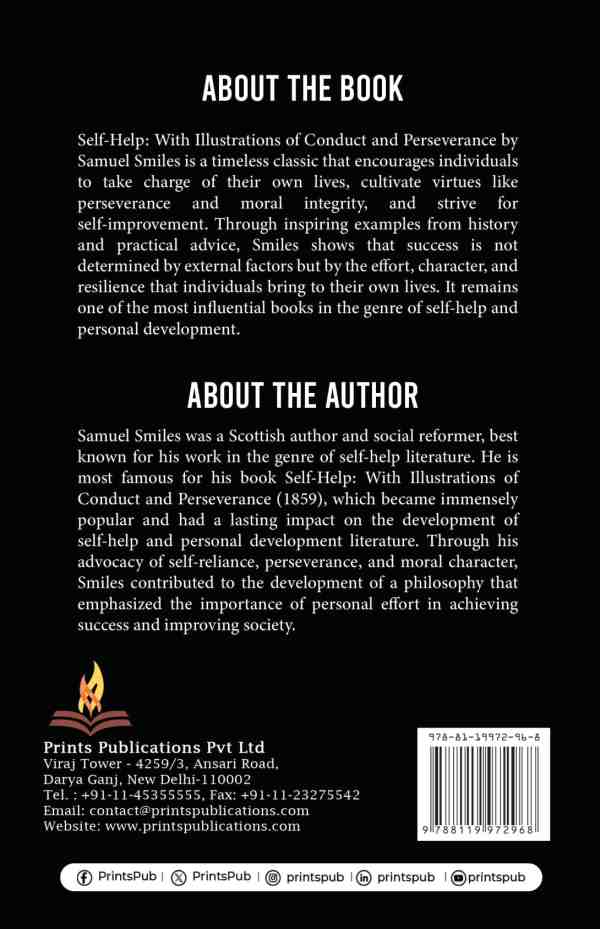 Self-Help: A Classic Guide to Perseverance, Character, and Personal Success Prints Publications