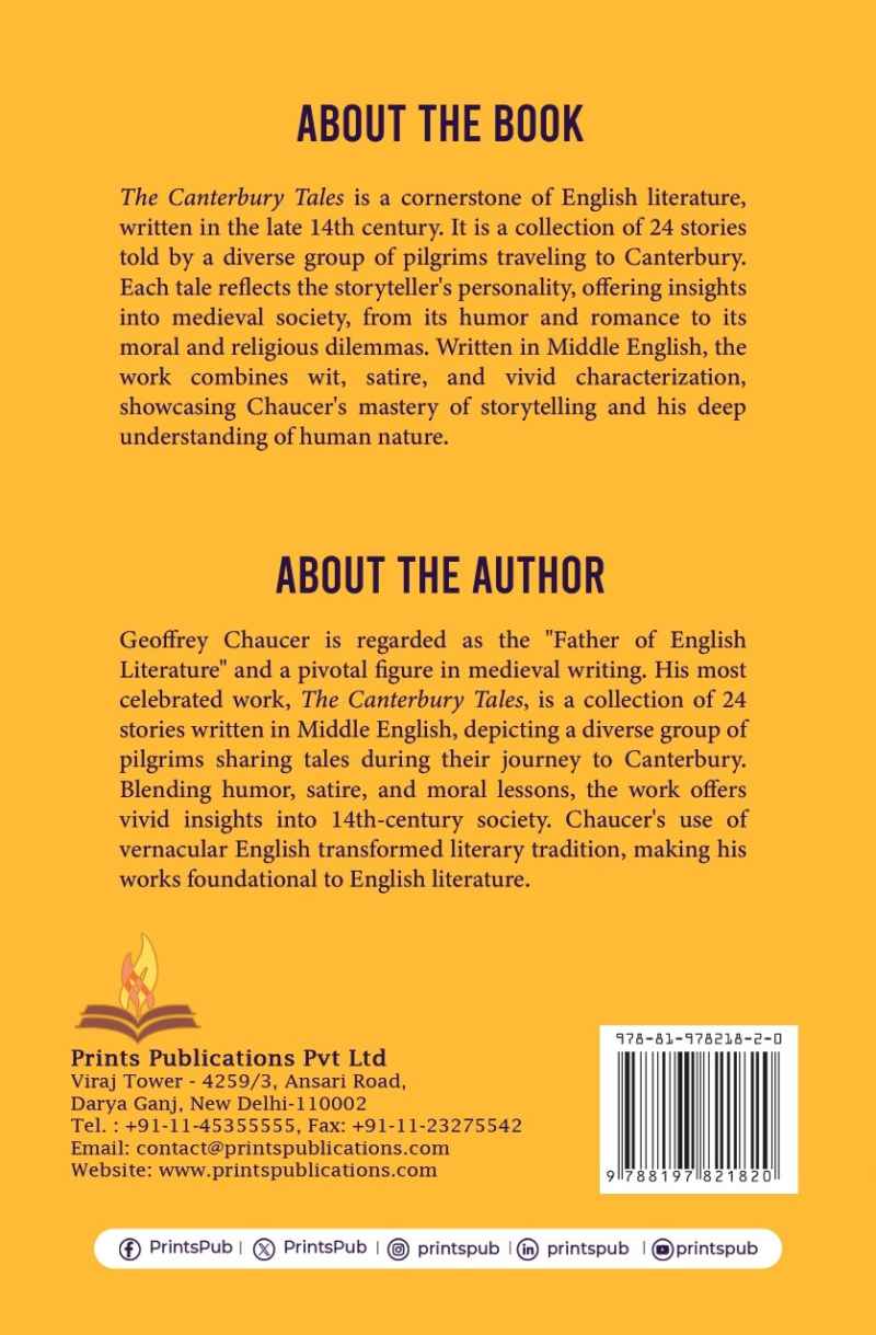 The Canterbury Tales Prints Publications
