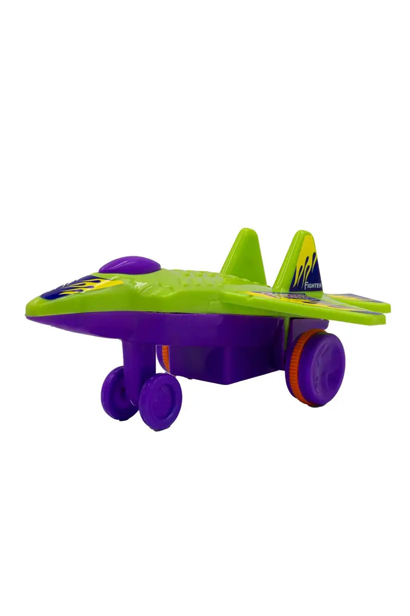 Lovely Toys MIG-29 Fighter Plane Push Along Toy - (Green)