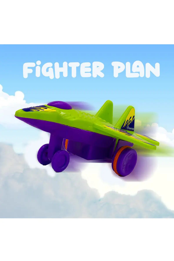 Lovely Toys MIG-29 Fighter Plane Push Along Toy - (Green)