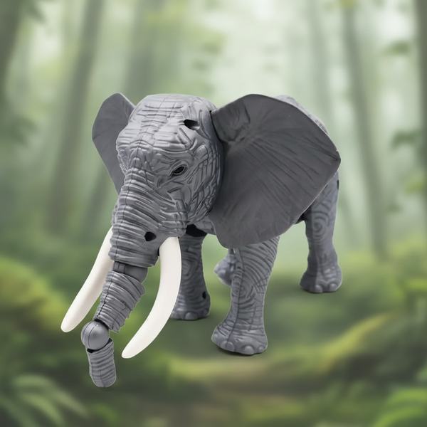 Walking Elephant Light & Sound Toy (Grey) SUPER
