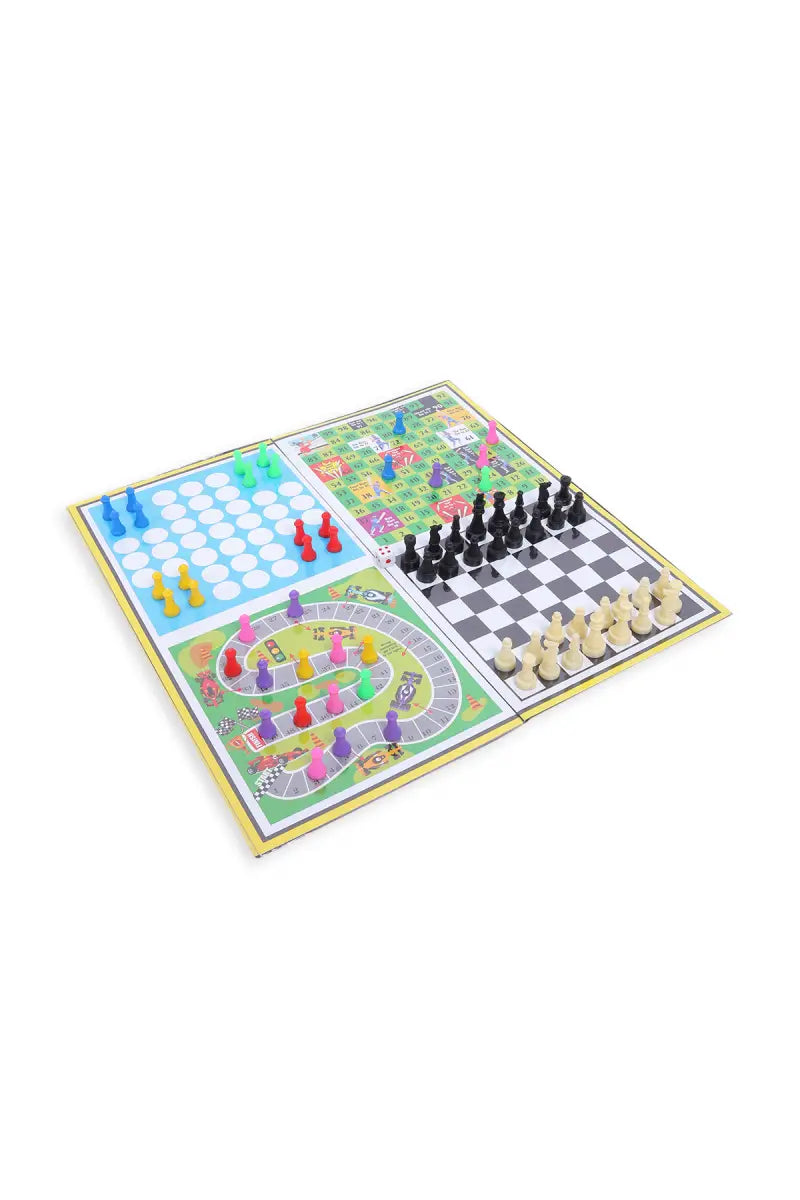 Magnetic 8 in 1 Board Games (Multicolor) - Pack of 1