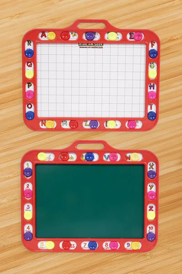 Hide An Seek 2 in 1 Slate for Kids (Red)