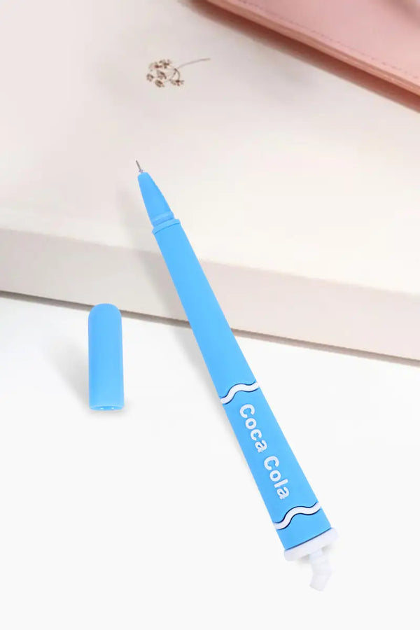 Coca Cola Design Gel Pen (Blue) - Pack of 1