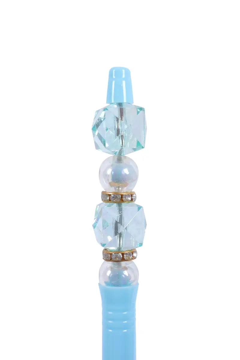 Elegant Crystal Bead Ball Pen - Pack of 1