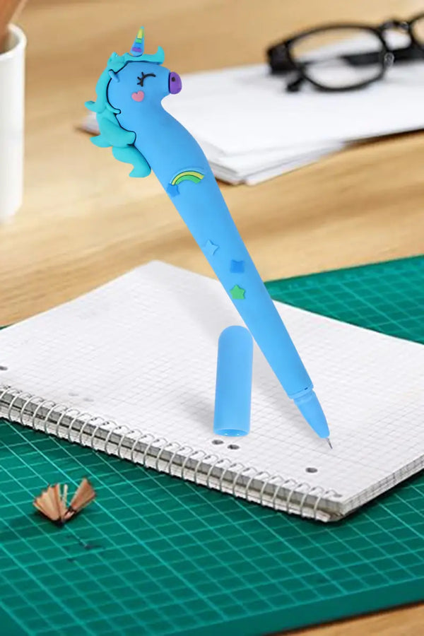 Unicorn Horse Gel Pen (Blue) - Pack of 1