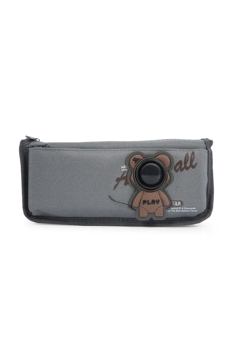 Stationery Pencil Pouch Astronaut (Grey) - Pack of 1