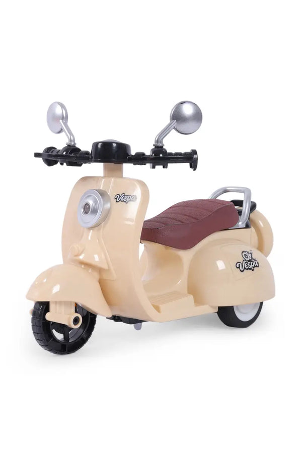 Lovely Toys Vespa EV Scooter Light N Sound Toy - Cream
