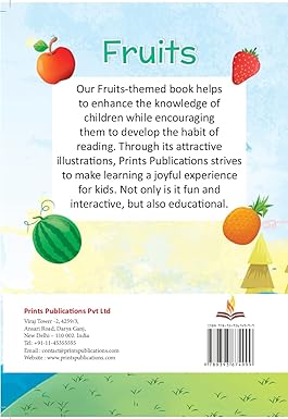 Let's Explore Fruits book by prints publications Prints Publications