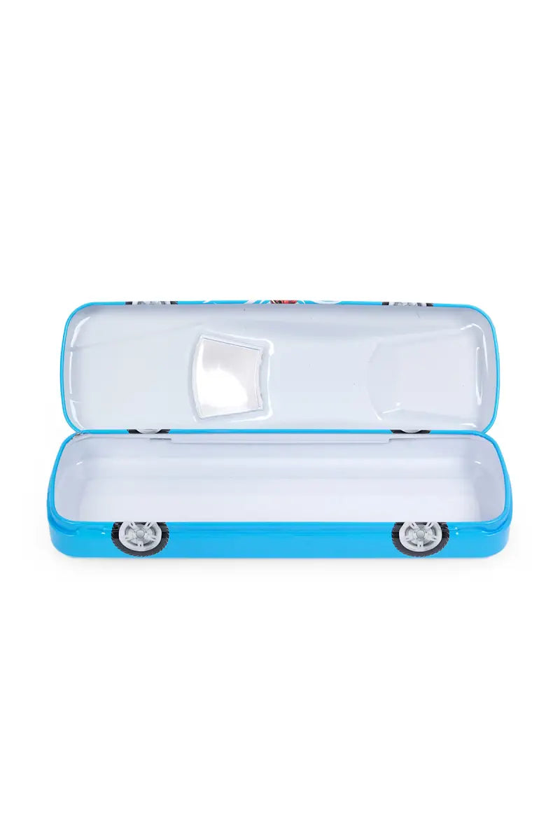 Cartoon Printed Car Shaped Pencil Box (Avengers)