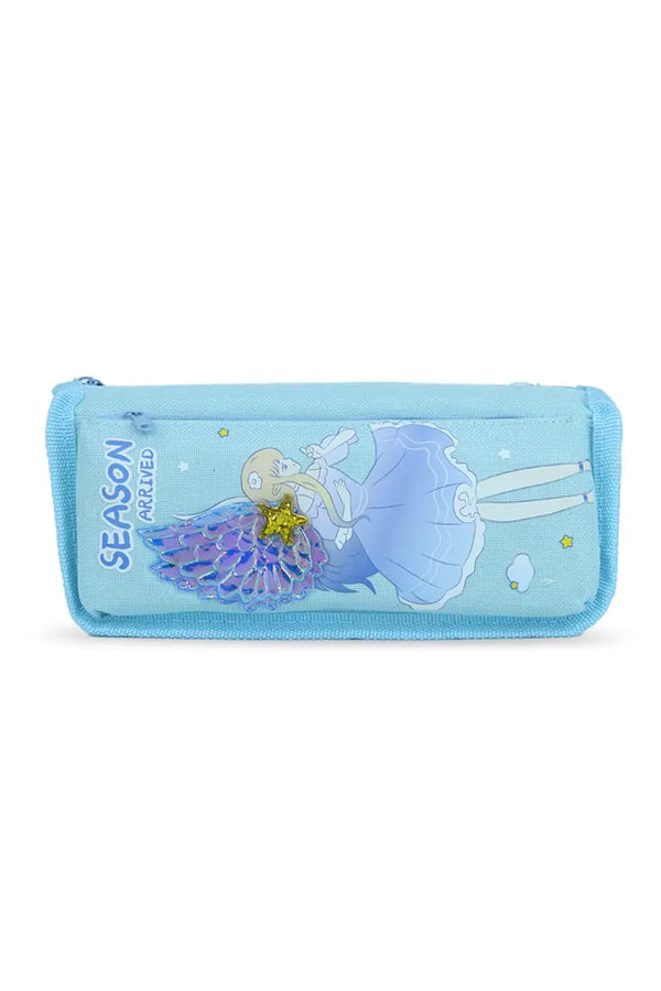 Angel Designed EVA Pencil Pouch (Sky Blue)