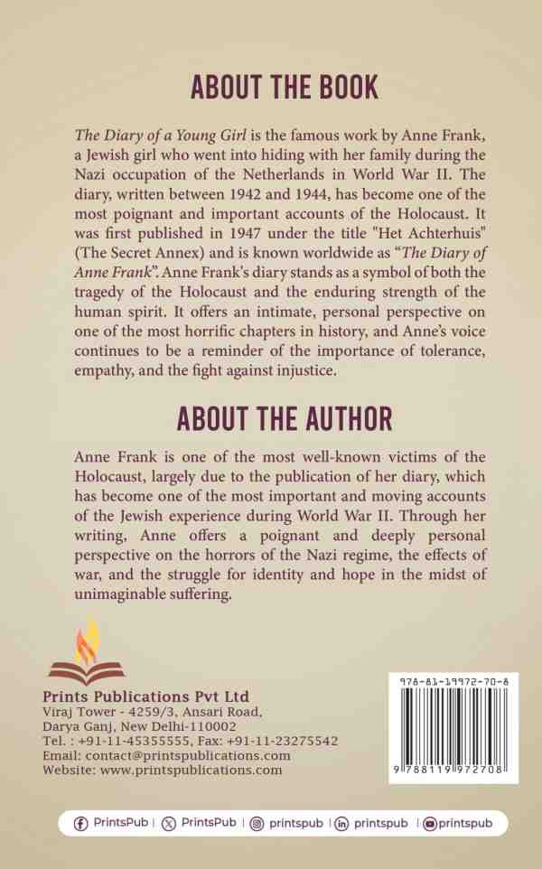 The Diary of a Young Girl Prints Publications