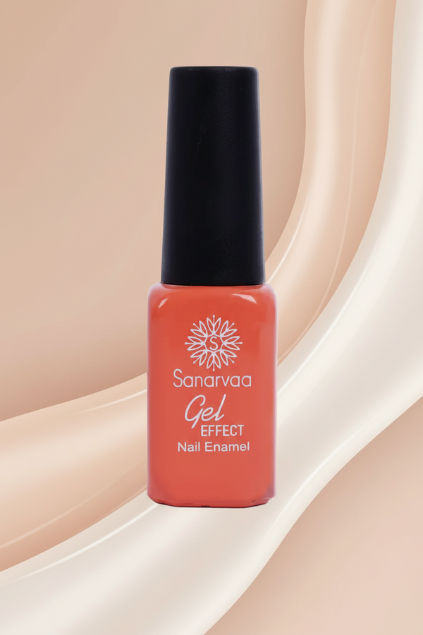 Sanarvaa Nail Polish (Light Orange) - 12ml SUPER