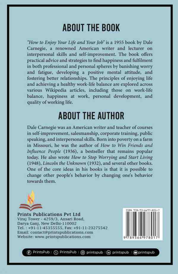 How To Enjoy Your Life And Your Job Prints Publications