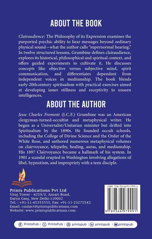 Clairaudience Prints Publications