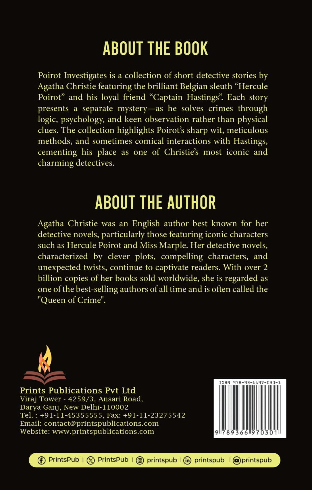 Poirot Investigates Prints Publications