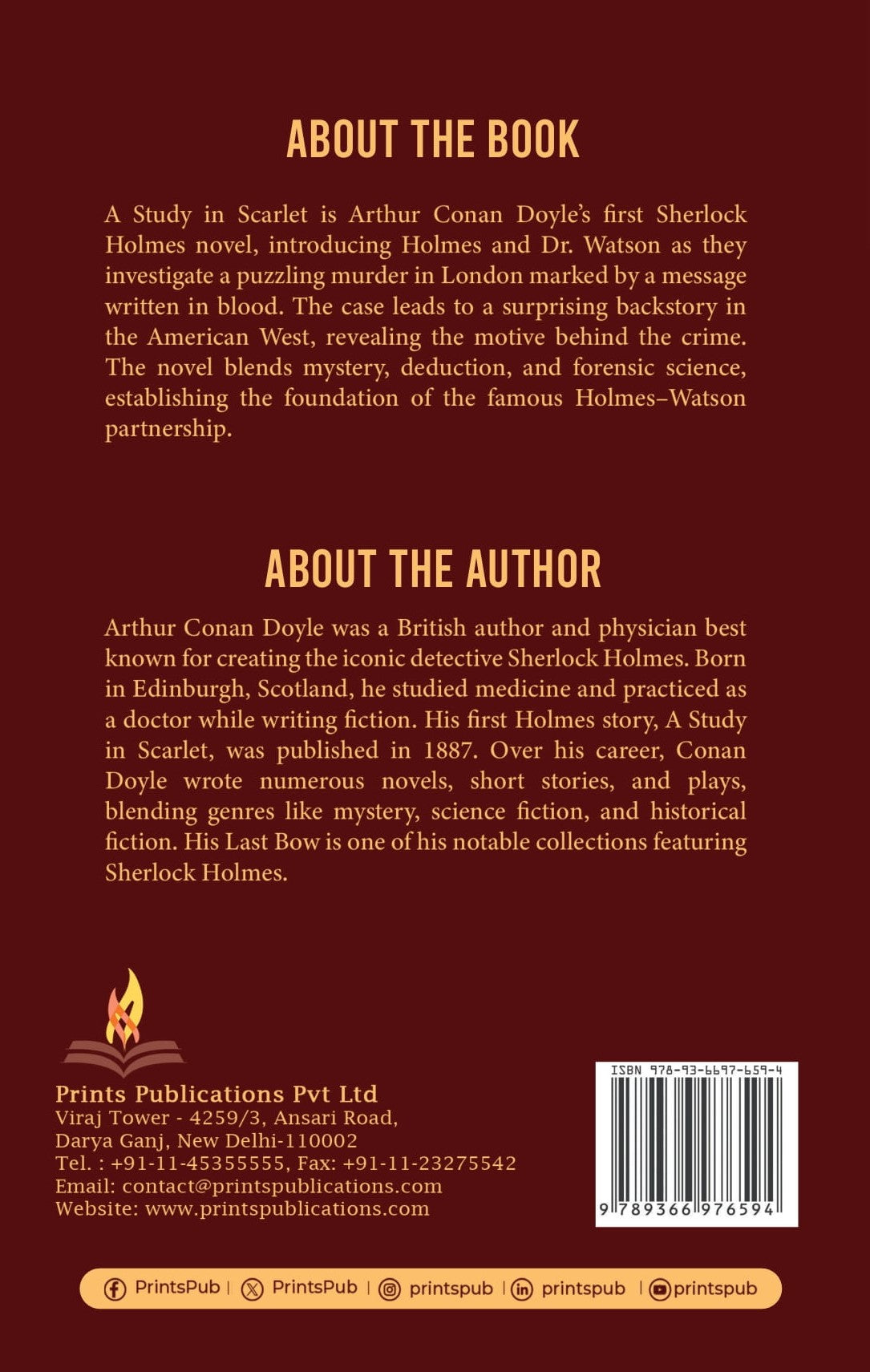 A Study in Scarlet Prints Publications