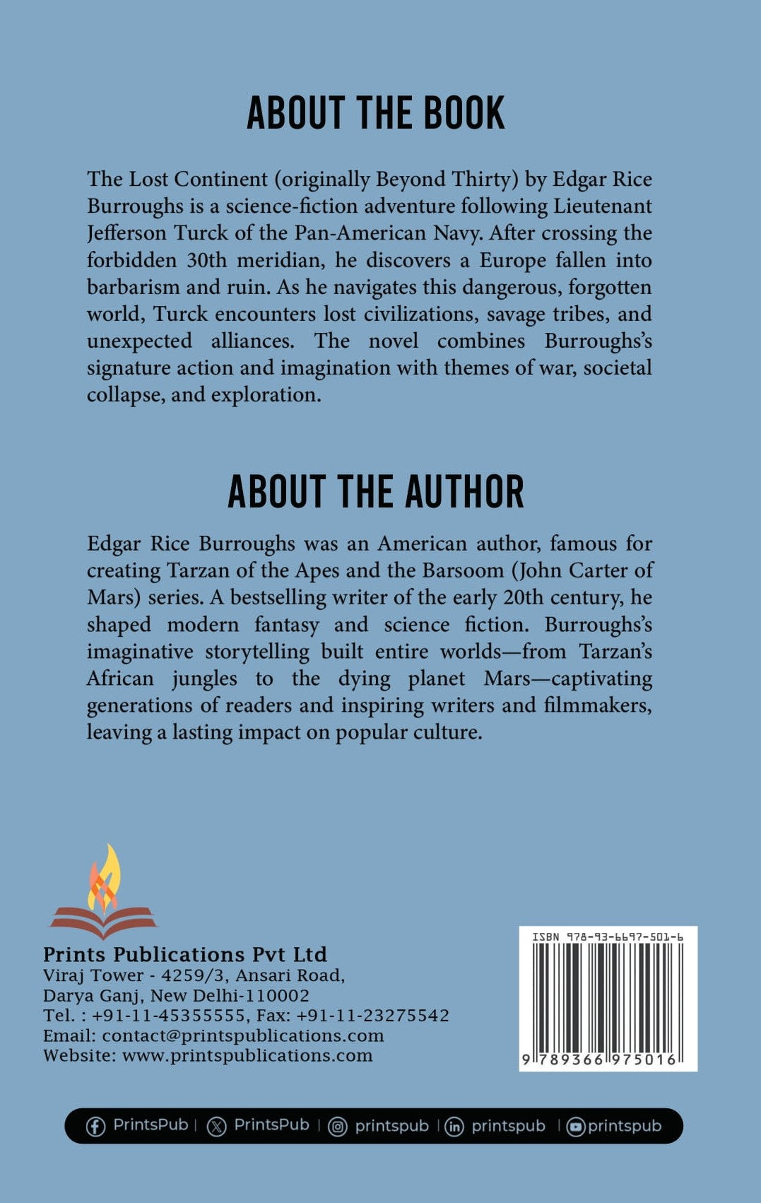 The Lost Continent Prints Publications