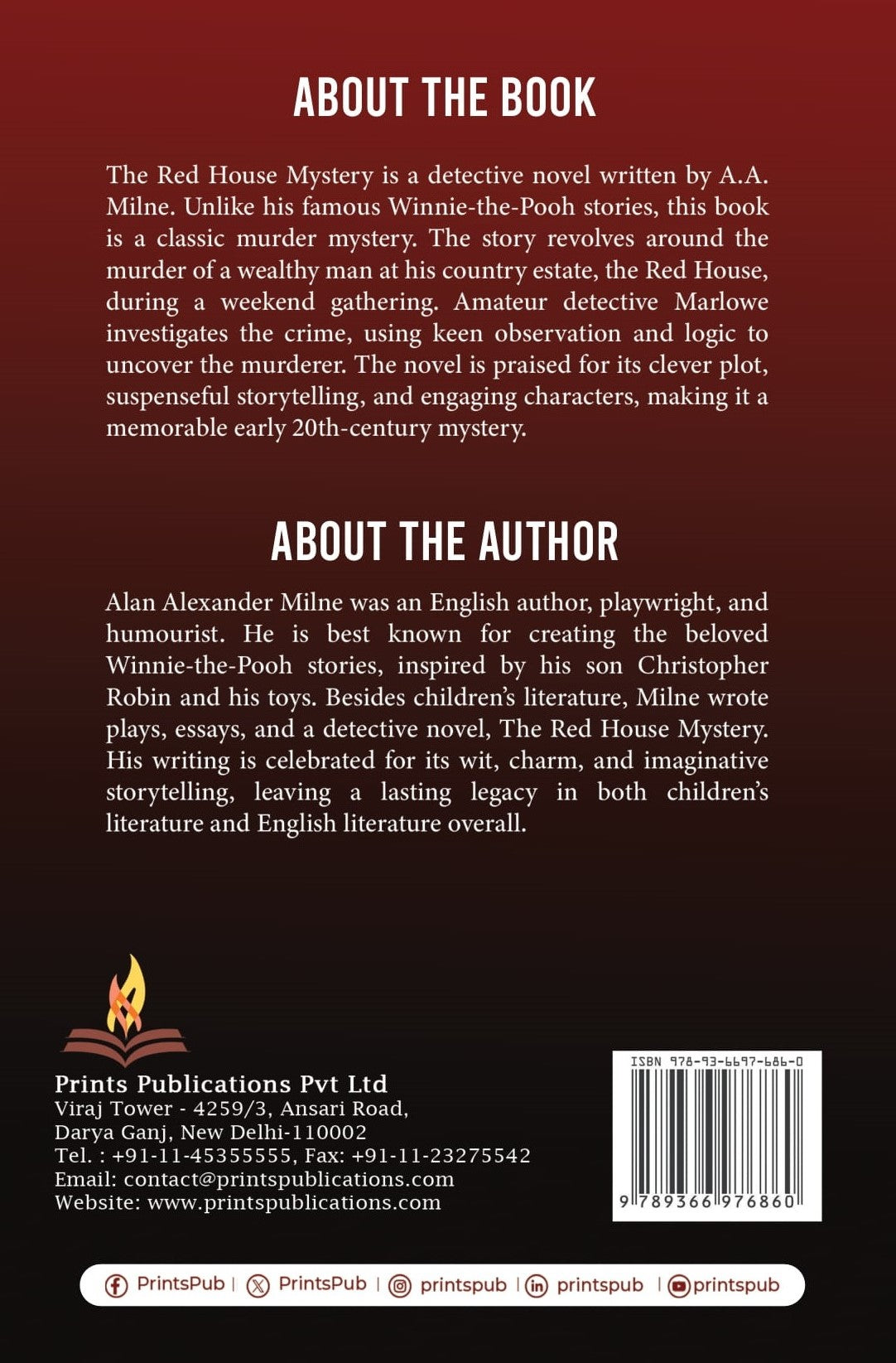 The Red House Mystery Prints Publications