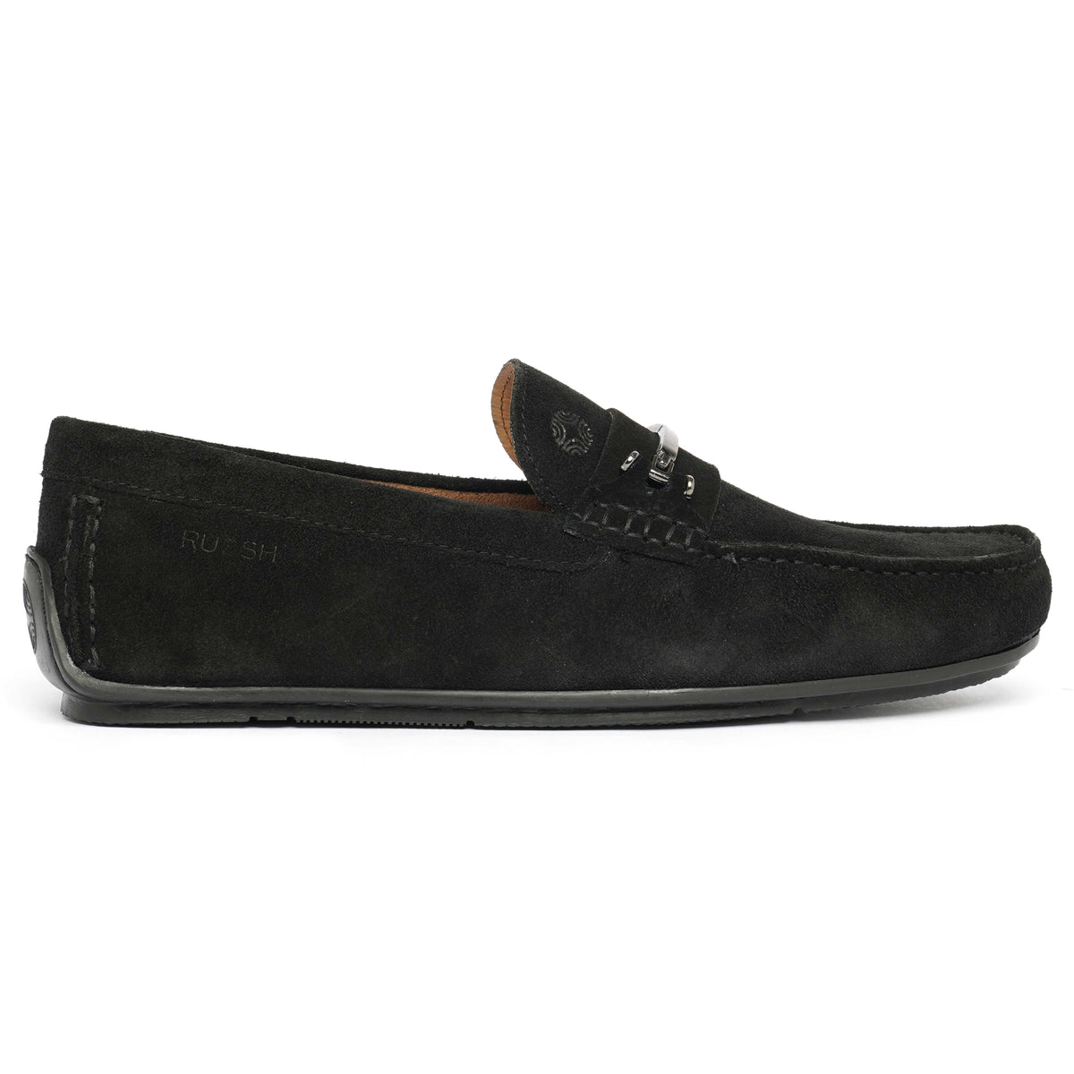 The Macau Ruosh Men Black Nubuck Driver