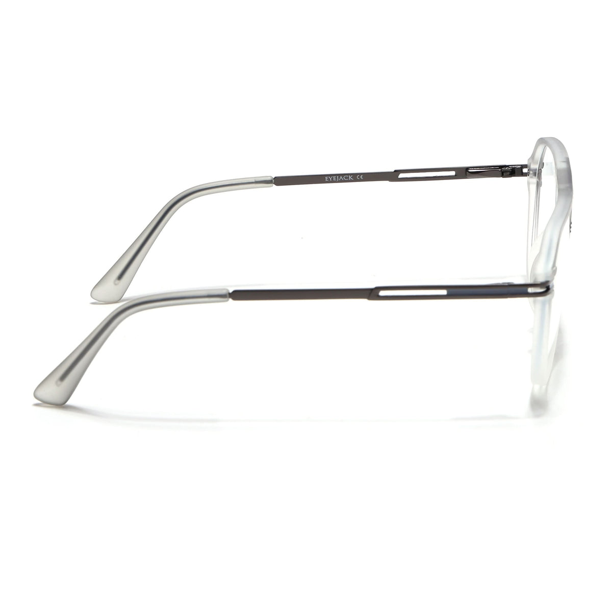 Eyejack Titex Matte Grey Wayfarer Eyeglasses for Men and Women - Style L265 - view 5
