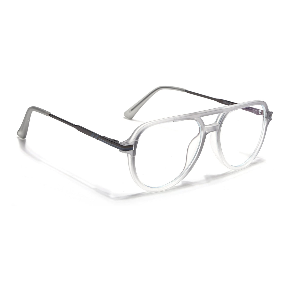 Eyejack Titex Matte Grey Wayfarer Eyeglasses for Men and Women - Style L353 - view 1