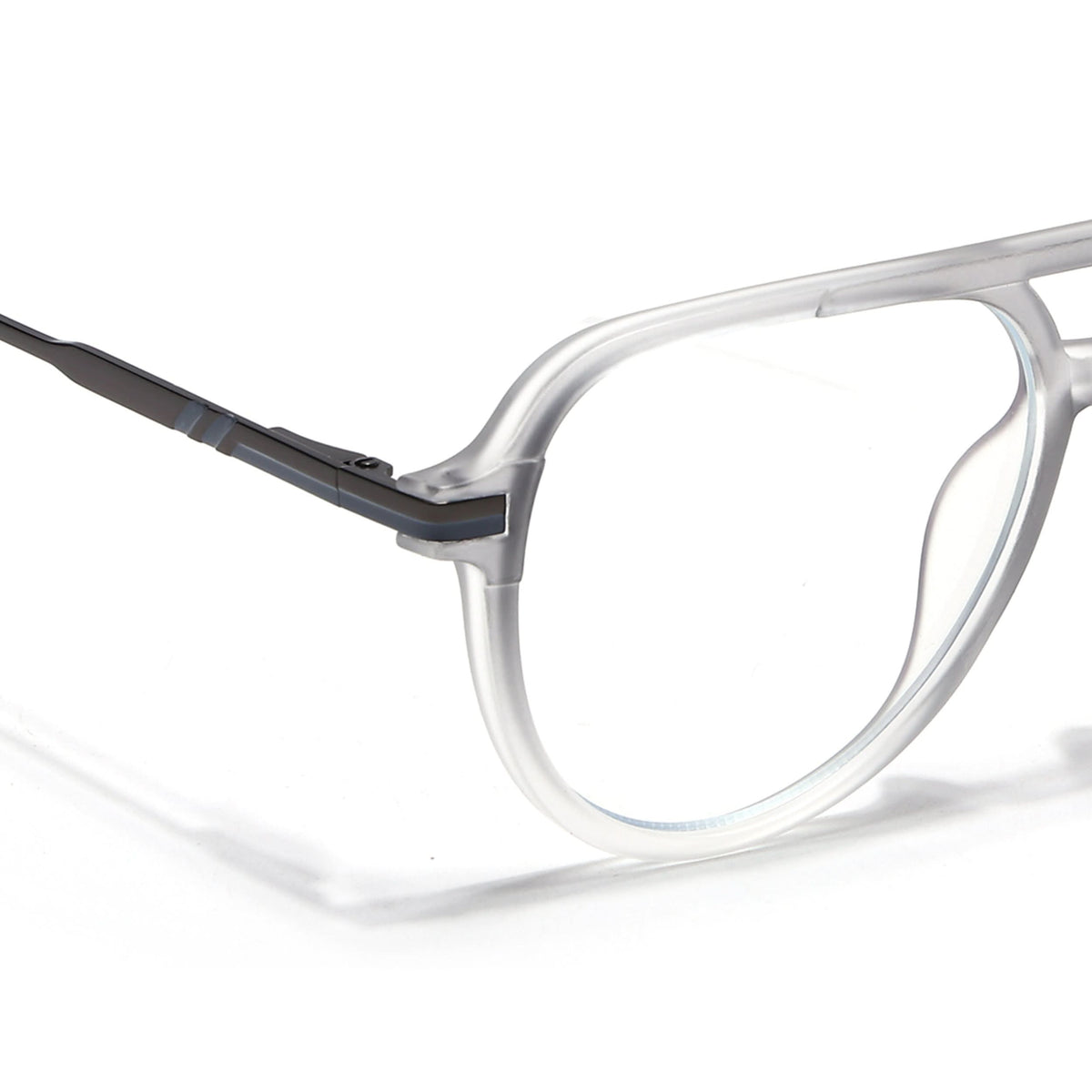 Eyejack Titex Matte Grey Wayfarer Eyeglasses for Men and Women - Style L353 - view 3