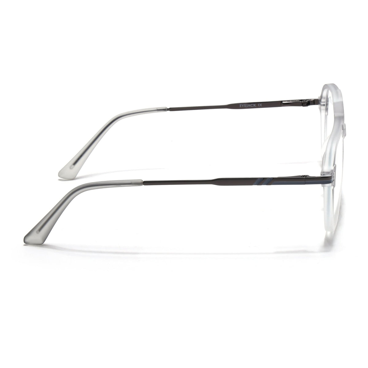 Eyejack Titex Matte Grey Wayfarer Eyeglasses for Men and Women - Style L353 - view 5
