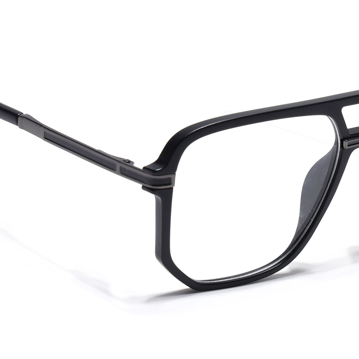 Eyejack Titex Matte Black & Grey Wayfarer Eyeglasses for Men and Women - Style L273 - view 3