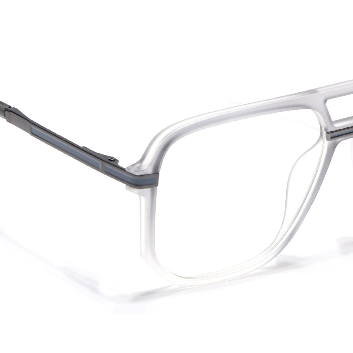 Eyejack Titex Matte Grey Wayfarer Eyeglasses for Men and Women - Style L275 - view 3