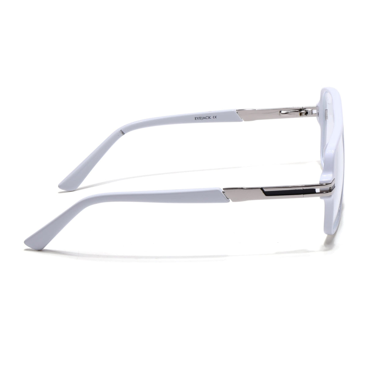 Eyejack Titex White Wayfarer Eyeglasses for Men and Women - Style L288 - view 5