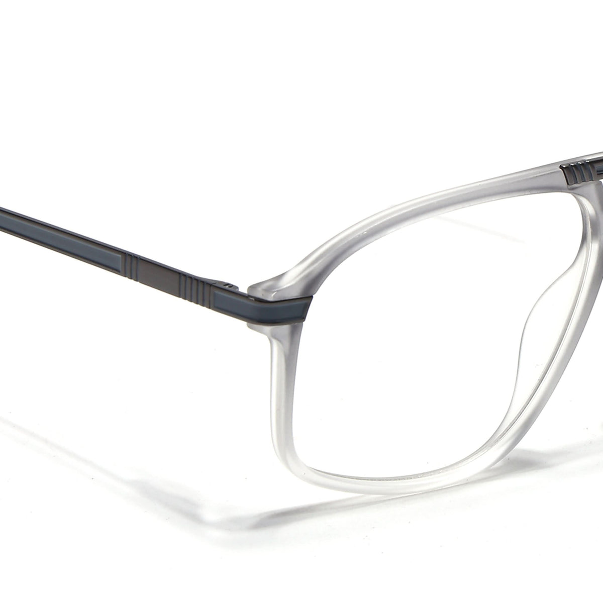Eyejack Titex Matte Grey Aviator Eyeglasses for Men and Women - view 3