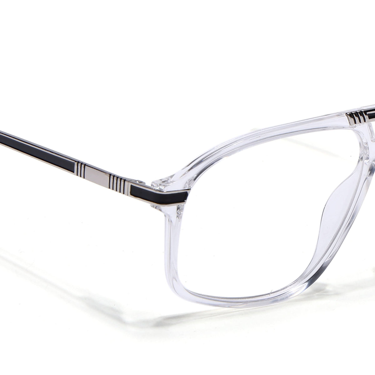 Eyejack Titex Transparent Aviator Eyeglasses for Men and Women - view 3