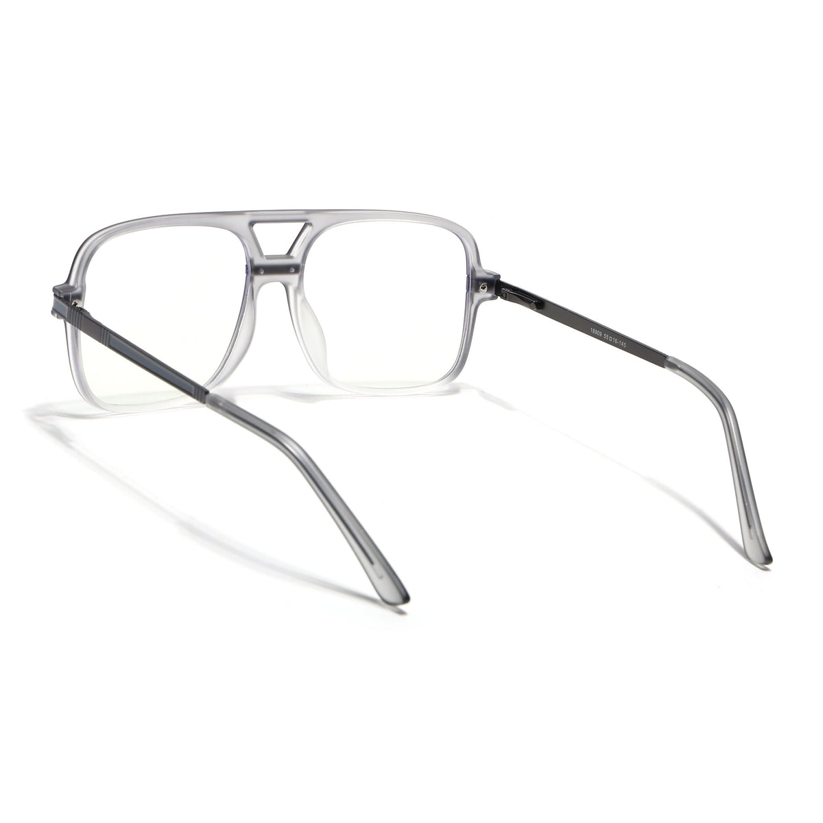 Eyejack Titex Matte Grey Wayfarer Eyeglasses for Men and Women - Style L330 - view 4