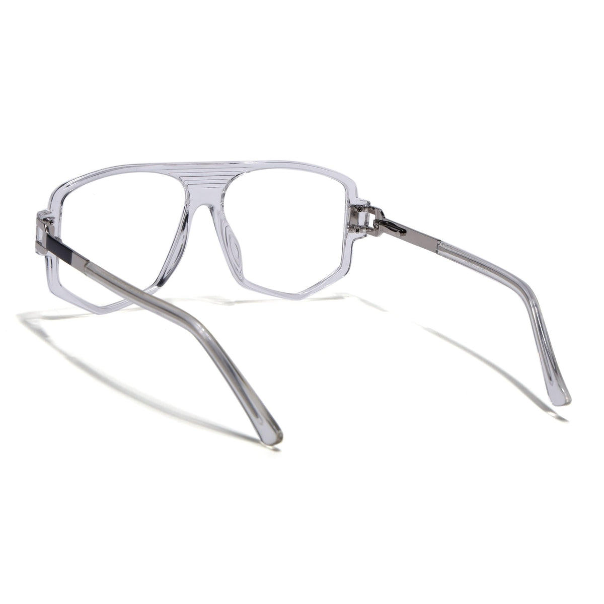 Eyejack Titex Transparent Wayfarer Eyeglasses for Men and Women - Style L342 - view 4